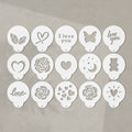 Set de 15 Plantillas de Diseño BaristaArt