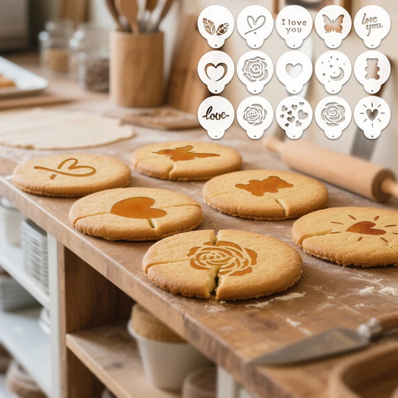 Set de 15 Plantillas de Diseño BaristaArt