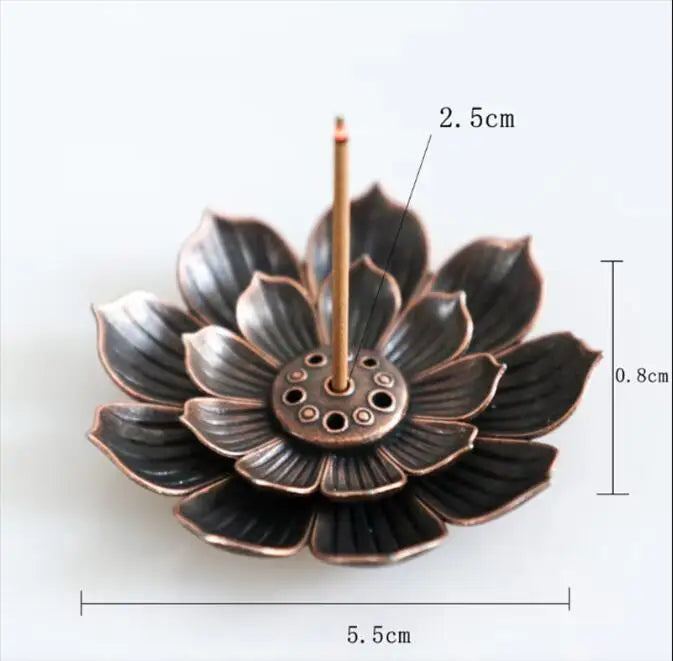 Quemador de Incienso Lotus-Alloy