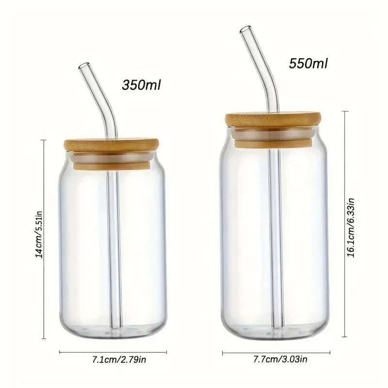 Vaso Minimal Glass & Bamboo