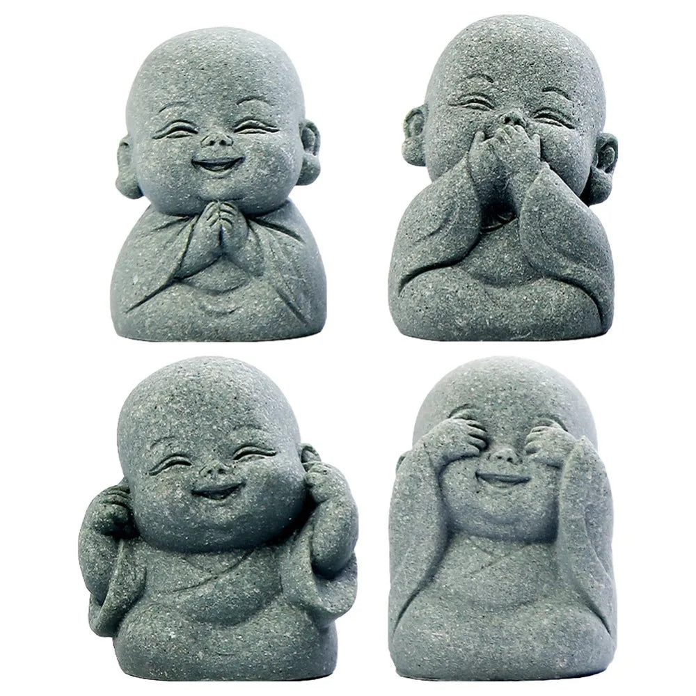 Set de Figuras Little Monks Zen