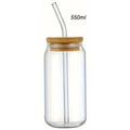 Vaso Minimal Glass & Bamboo