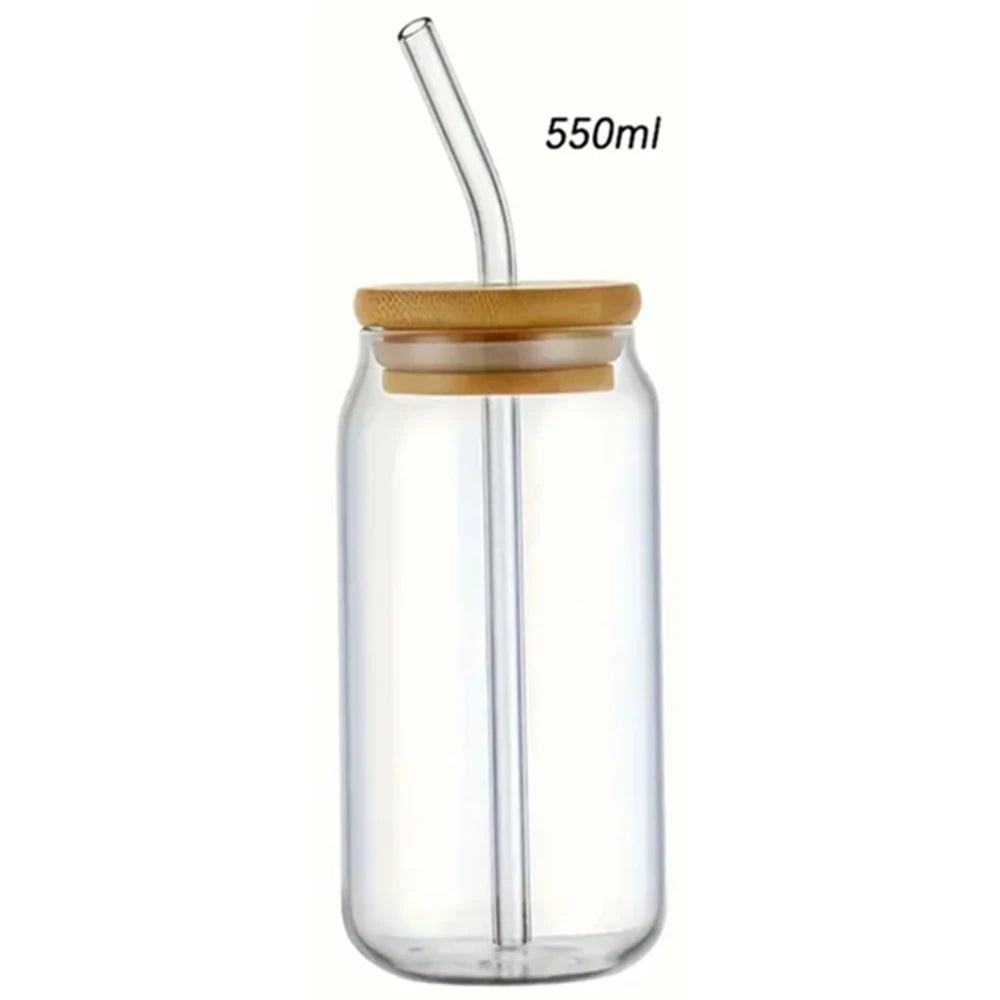 Vaso Minimal Glass & Bamboo